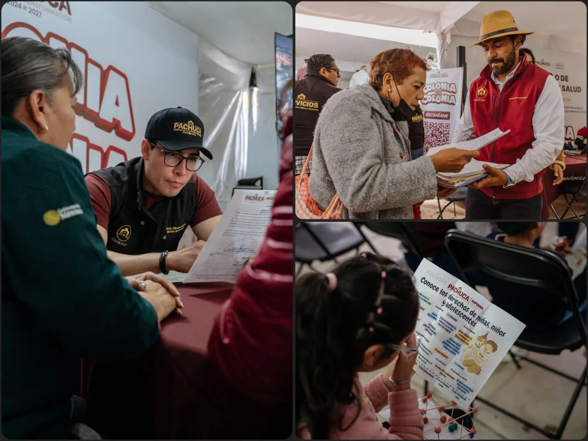 La Presidencia de Pachuca acerca trámites y servicios con el nuevo programa Colonia x Colonia
