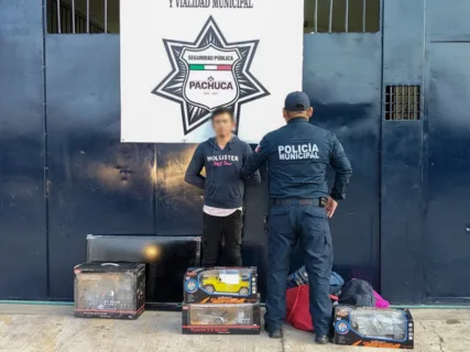 Cae presunto ladrón tras meterse a una casa en la colonia Santa Julia de Pachuca