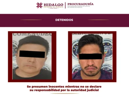 Golpe a la delincuencia en Pachuca: detenidos con narcóticos y armas durante cateo de PGJEH