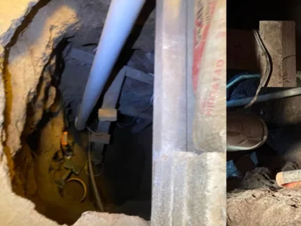 Hallan 'huachitúnel' de 50 metros en Mineral de la Reforma tras alerta de vecinos