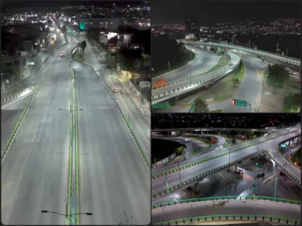 El ayuntamiento de Pachuca moderniza el alumbrado del bulevar Colosio con tecnología LED