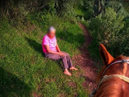 Localizan con vida en un paraje a doña Lenis, adulta mayor desaparecida en Hidalgo