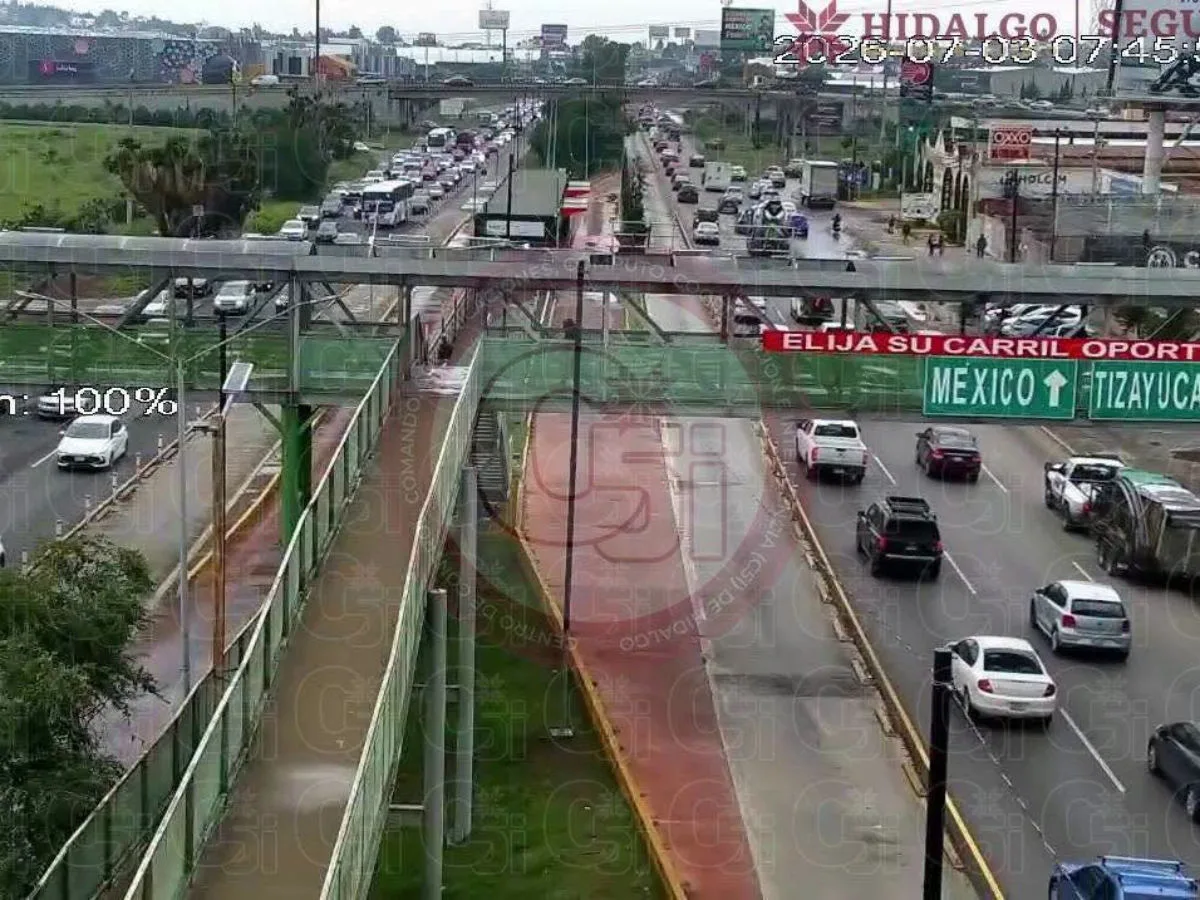 Reporte vial en Pachuca este viernes 3 de julio
