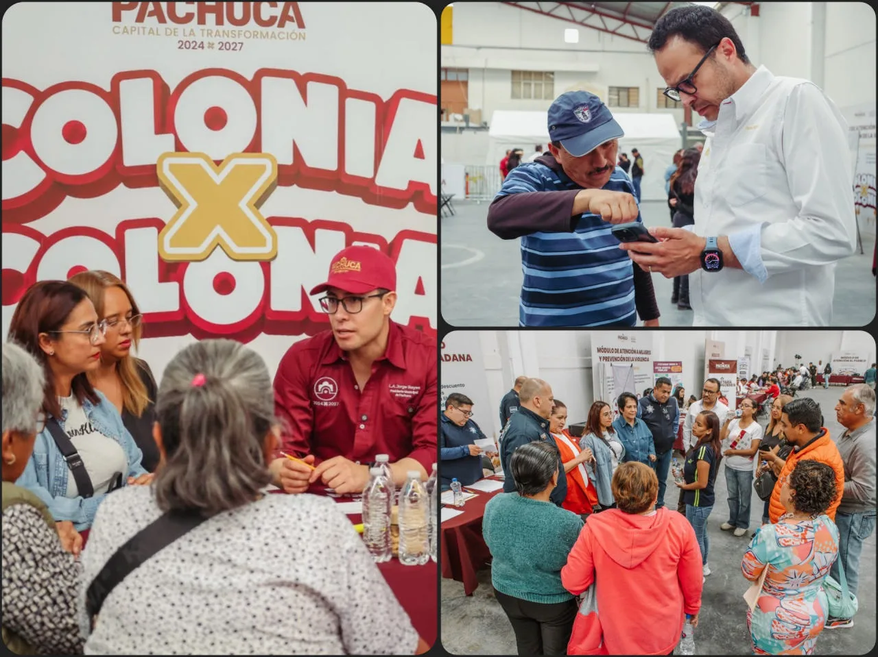 El Ayuntamiento de Pachuca intensifica presencia en las calles y acerca servicios municipales a Santa Julia